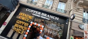 Inauguration facade at Copper Branch - Rue de Rennes in Paris