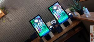 Paiement terminals at Copper Branch - Rue de Rennes in Paris