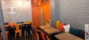 Inside seats at Copper Branch - Rue de Rennes in Paris