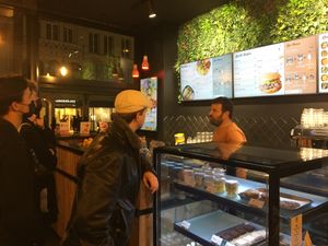 at the counter at Copper Branch - Rue de Rennes in Paris