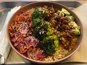 Copper bowl at Copper Branch - Rue de Rennes in Paris