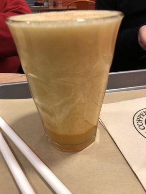 Mango juice at Copper Branch - Rue de Rennes in Paris
