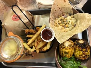 Hummus at Copper Branch - Rue de Rennes in Paris