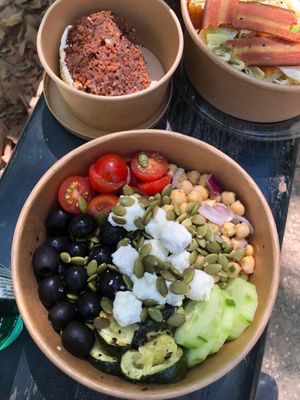 Greek bowl at Copper Branch - Rue de Rennes in Paris