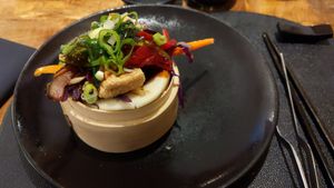 Vegan bao at Kombu in Figueres