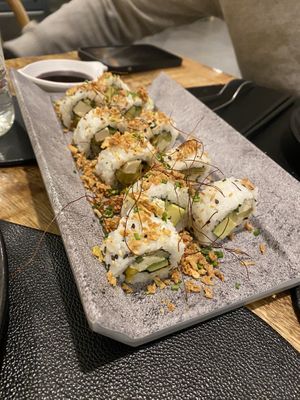 Uramaki vegetal at Kombu in Figueres