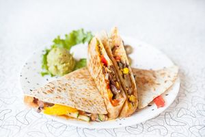 Fajita Quesadilla at Spiral Diner & Bakery in Fort Worth