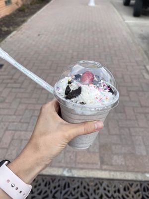 Cookies and Cream shake  at Spiral Diner & Bakery in Fort Worth