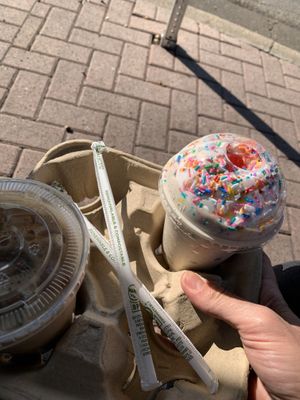 banana shake!!!  at Spiral Diner & Bakery in Fort Worth
