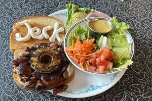 Reincarnation of the Jamaican Jerk Sandwich  at Spiral Diner & Bakery in Fort Worth