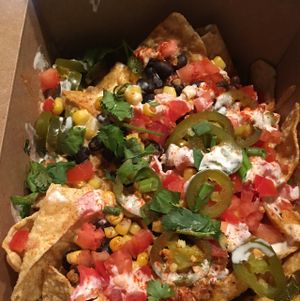 Supreme Nachos at Spiral Diner & Bakery in Fort Worth