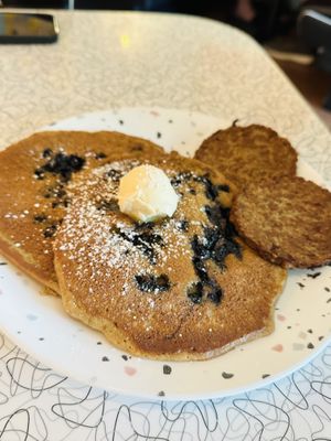 Two step with beyond sausage  at Spiral Diner & Bakery in Fort Worth