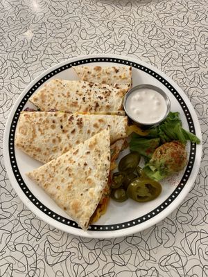 Fajita quesadilla   at Spiral Diner & Bakery in Fort Worth