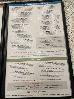Menu  at Spiral Diner & Bakery in Fort Worth