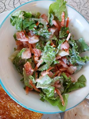 Side salad at Spiral Diner & Bakery in Fort Worth