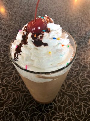 Mocha shake :-) at Spiral Diner & Bakery in Fort Worth