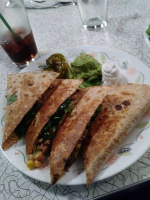 Quesidillas. So good!! at Spiral Diner & Bakery in Fort Worth