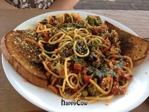 Pasta Primavera at Spiral Diner & Bakery in Fort Worth