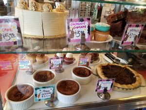 Dessert bar at Spiral Diner & Bakery in Fort Worth