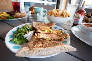 Breakfast Quesadilla at Spiral Diner & Bakery in Fort Worth