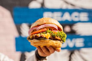 Spiral Burger at Spiral Diner & Bakery in Fort Worth