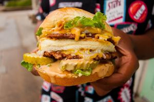 Big Stack at Spiral Diner & Bakery in Fort Worth