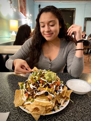 Nachos supremo!! at Spiral Diner & Bakery in Fort Worth