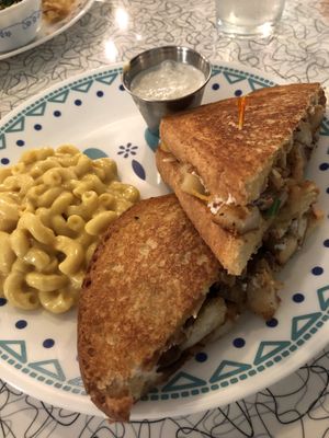 Load baked potato grilled cheese  at Spiral Diner & Bakery in Fort Worth