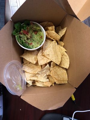 Chips and guacamole at Spiral Diner & Bakery in Fort Worth