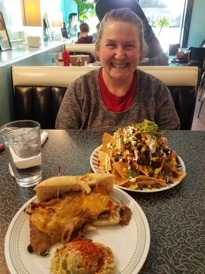 Lunch at Spiral Diner at Spiral Diner & Bakery in Fort Worth