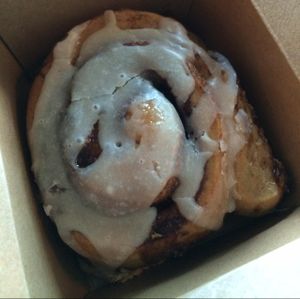 Sunday cinnamon rolls at Spiral Diner & Bakery in Fort Worth