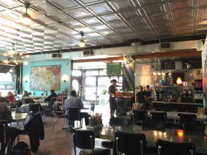 lunchtime  at Spiral Diner & Bakery in Fort Worth