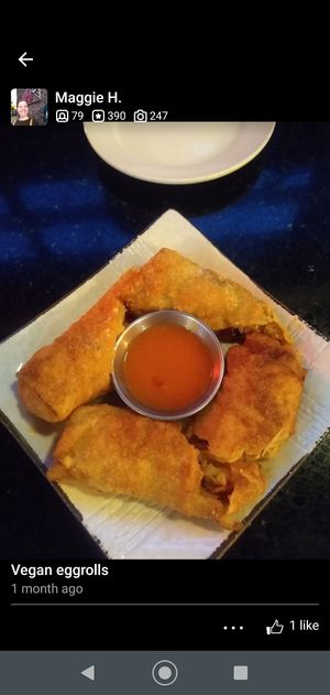 Vegan egg roll special at Tori 44 in Minneapolis