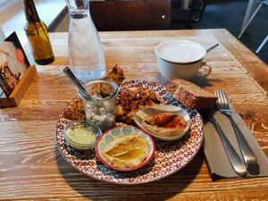 a little bit of everything, that is vegan at ØYA Bar Kafé Klub in St Gallen