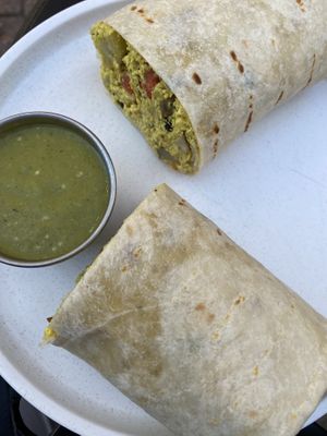Breakfast  burrito at Fancy Plants Kitchen in Chicago