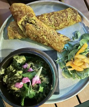 Saag paneer   at Fancy Plants Kitchen in Chicago