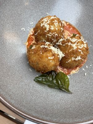 BLACK TRUFFLE ARANCINI  at Fancy Plants Kitchen in Chicago