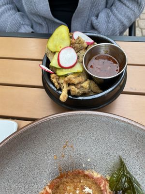 MUSHROOM CALAMARI  at Fancy Plants Kitchen in Chicago