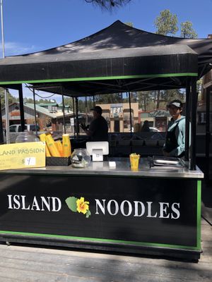 Nice people!  at Island Noodles - Food Stand in Ruidoso