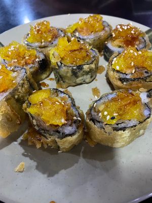 Hawaiian sushi roll at Asuka Sushi in Sparks