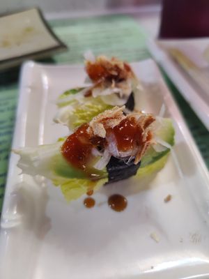 Creative nigiri at Asuka Sushi in Sparks