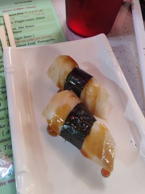 Off-the-menu nigiri at Asuka Sushi in Sparks