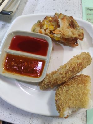 Appetizers. Honestly too much food but tasty 🤪 at Asuka Sushi in Sparks