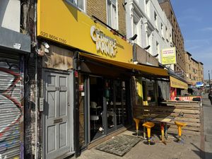 front  at Crumble Mania  - New Cross in South East London