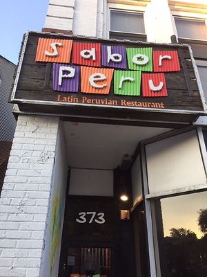 Store front at Sabor Peru in Caldwell