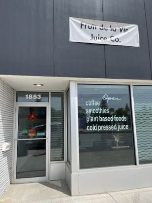  at Fruit de la Vie Juice Co. in Winnipeg