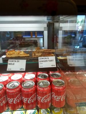 Vegan tart at La Gelatiera - OXO Tower in South East London