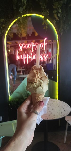 Pistachio at La Gelatiera - OXO Tower in South East London