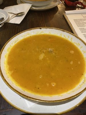 Pompoen soep at Ben Caffè in Florence