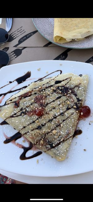   at Chocolat Cafe Creperie in Naxos